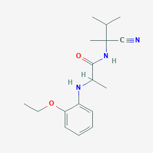 N-(1-cyano-1,2-dimethylpropyl)-2-[(2-ethoxyphenyl)amino]propanamide