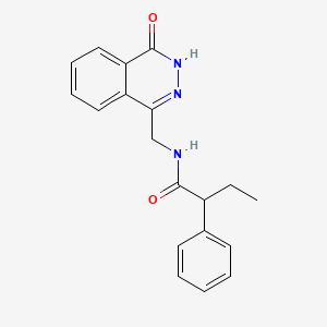 molecular formula C19H19N3O2 B2368916 N-((4-oxo-3,4-dihydrophthalazin-1-yl)methyl)-2-phenylbutanamide CAS No. 899745-62-1