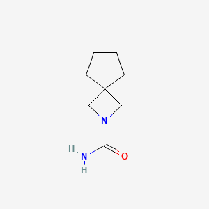 molecular formula C8H14N2O B2368933 2-Azaspiro[3.4]octane-2-carboxamide CAS No. 1849265-21-9