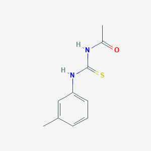 molecular formula C10H12N2OS B2368935 N-[(3-methylphenyl)carbamothioyl]acetamide CAS No. 16738-23-1