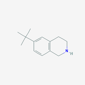 molecular formula C13H19N B2369046 6-(Tert-butyl)-1,2,3,4-tetrahydroisoquinoline CAS No. 404576-42-7
