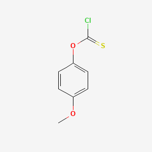 molecular formula C8H7ClO2S B2369089 4-Methoxyphenyl chloromethanethioate CAS No. 940-58-9