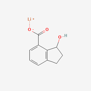 Lithium;3-hydroxy-2,3-dihydro-1H-indene-4-carboxylate