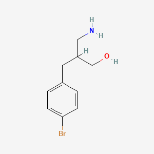 3-Amino-2-[(4-bromophenyl)methyl]propan-1-ol