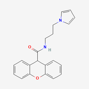 N-(3-(1H-pyrrol-1-yl)propyl)-9H-xanthene-9-carboxamide