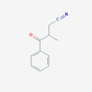 molecular formula C11H11NO B2369125 3-甲基-4-氧代-4-苯基丁腈 CAS No. 51765-79-8