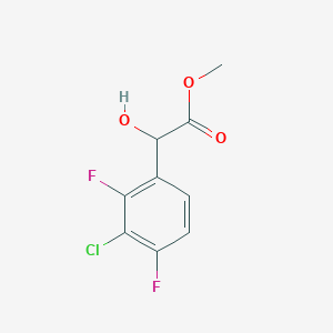 molecular formula C9H7ClF2O3 B2369146 2-(3-氯-2,4-二氟苯基)-2-羟基乙酸甲酯 CAS No. 1891846-88-0