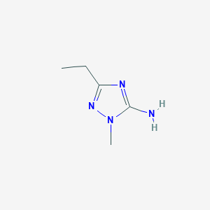 molecular formula C5H10N4 B2369235 5-乙基-2-甲基-2H-[1,2,4]三唑-3-胺 CAS No. 67766-67-0