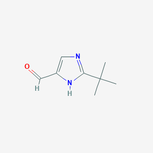 molecular formula C8H12N2O B2369333 2-(tert-Butyl)-1H-imidazole-5-carbaldehyde CAS No. 68282-60-0