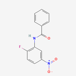 molecular formula C13H9FN2O3 B2369342 N-(2-fluoro-5-nitrophenyl)benzamide CAS No. 144205-37-8