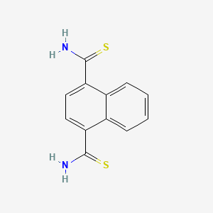 molecular formula C12H10N2S2 B2369357 萘-1,4-二硫代甲酰胺 CAS No. 1347815-21-7