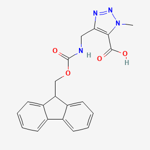 5-[(9H-Fluoren-9-ylmethoxycarbonylamino)methyl]-3-methyltriazole-4-carboxylic acid