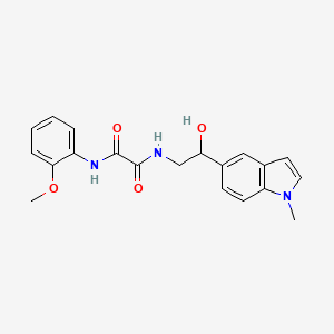 molecular formula C20H21N3O4 B2369418 N1-(2-羟基-2-(1-甲基-1H-吲哚-5-基)乙基)-N2-(2-甲氧基苯基)草酰胺 CAS No. 2034596-92-2