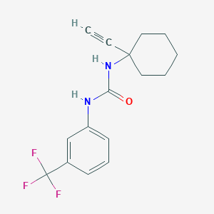 1-(1-Ethynylcyclohexyl)-3-[3-(trifluoromethyl)phenyl]urea