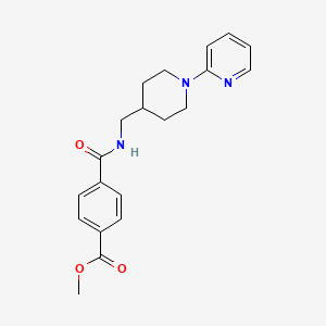 Methyl 4-(((1-(pyridin-2-yl)piperidin-4-yl)methyl)carbamoyl)benzoate