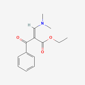 molecular formula C14H17NO3 B2369495 2-苯甲酰基-3-(二甲氨基)丙烯酸乙酯 CAS No. 66129-60-0