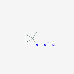 molecular formula C4H7N3 B2369503 1-Azido-1-methylcyclopropane CAS No. 104131-55-7
