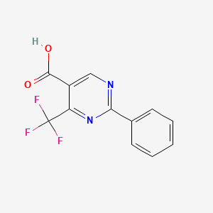 2-phenyl-4-(trifluoromethyl)pyrimidine-5-carboxylic Acid