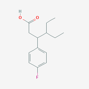 4-Ethyl-3-(4-fluorophenyl)hexanoic acid