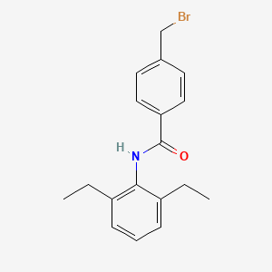 4-(bromomethyl)-N-(2,6-diethylphenyl)benzamide