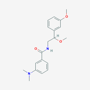 3-(dimethylamino)-N-(2-methoxy-2-(3-methoxyphenyl)ethyl)benzamide