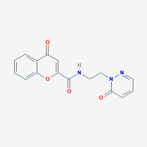 4-oxo-N-(2-(6-oxopyridazin-1(6H)-yl)ethyl)-4H-chromene-2-carboxamide