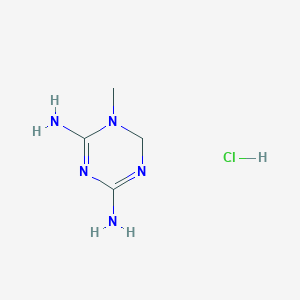 1-Methyl-2H-1,3,5-triazine-4,6-diamine;hydrochloride