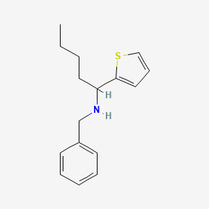 N-benzyl-1-thiophen-2-ylpentan-1-amine