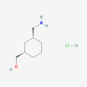 rac-[(1R,3S)-3-(aminomethyl)cyclohexyl]methanol hydrochloride, cis