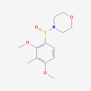 4-[(2,4-Dimethoxy-3-methylphenyl)sulfinyl]morpholine