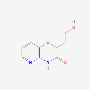 molecular formula C9H10N2O3 B2369698 2-(2-羟乙基)-2H-吡啶并[3,2-b][1,4]恶嗪-3(4H)-酮 CAS No. 191097-21-9