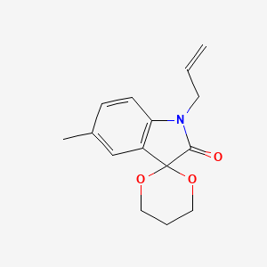 1'-Allyl-5'-methylspiro[[1,3]dioxane-2,3'-indolin]-2'-one