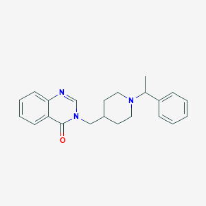 3-[[1-(1-Phenylethyl)piperidin-4-yl]methyl]quinazolin-4-one