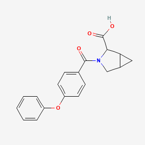 3-(4-phenoxybenzoyl)-3-azabicyclo[3.1.0]hexane-2-carboxylic Acid
