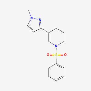 3-(1-methyl-1H-pyrazol-3-yl)-1-(phenylsulfonyl)piperidine