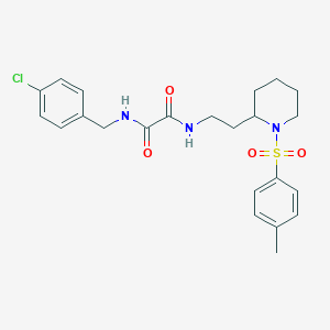 N1-(4-chlorobenzyl)-N2-(2-(1-tosylpiperidin-2-yl)ethyl)oxalamide
