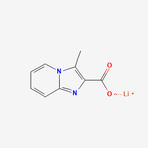 molecular formula C9H7LiN2O2 B2369815 Lithium;3-methylimidazo[1,2-a]pyridine-2-carboxylate CAS No. 2411256-31-8