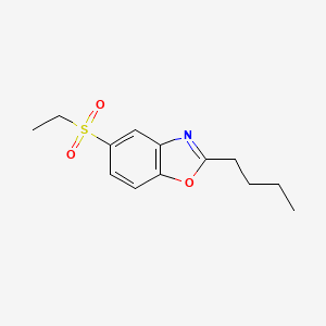 2-Butyl-5-ethylsulfonyl-1,3-benzoxazole