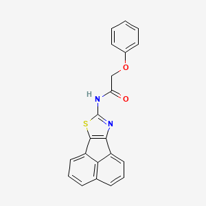 molecular formula C21H14N2O2S B2369867 N-(苊并[1,2-d]噻唑-8-基)-2-苯氧基乙酰胺 CAS No. 536729-90-5