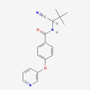 N-(1-cyano-2,2-dimethylpropyl)-4-(pyridin-3-yloxy)benzamide