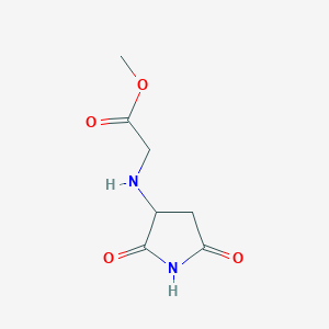 Methyl 2-((2,5-dioxopyrrolidin-3-yl)amino)acetate