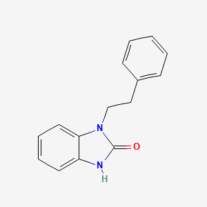 molecular formula C15H14N2O B2369891 1-苯乙基-1H-苯并[d]咪唑-2(3H)-酮 CAS No. 240143-41-3