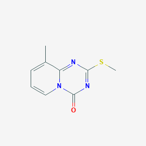 9-methyl-2-(methylsulfanyl)-4H-pyrido[1,2-a][1,3,5]triazin-4-one