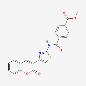 methyl 4-((4-(2-oxo-2H-chromen-3-yl)thiazol-2-yl)carbamoyl)benzoate