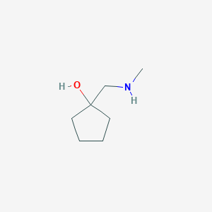 molecular formula C7H15NO B2369928 1-[(Methylamino)methyl]cyclopentan-1-ol CAS No. 181472-63-9
