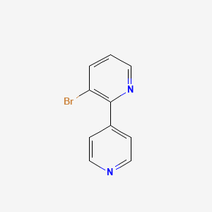 molecular formula C10H7BrN2 B2369963 3-Bromo-2-pyridin-4-ylpyridine CAS No. 1417519-05-1