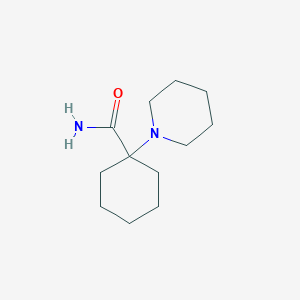 molecular formula C12H22N2O B2369978 1-(Piperidin-1-yl)cyclohexanecarboxamide CAS No. 2201-13-0