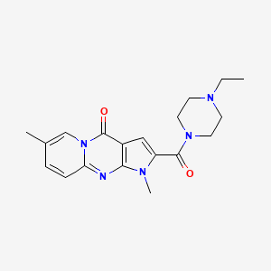 2-(4-ethylpiperazine-1-carbonyl)-1,7-dimethylpyrido[1,2-a]pyrrolo[2,3-d]pyrimidin-4(1H)-one