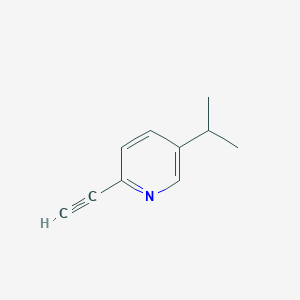 molecular formula C10H11N B2369986 2-乙炔基-5-(异丙基)吡啶 CAS No. 1824195-28-9