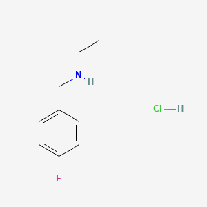 molecular formula C9H13ClFN B2369994 N-(4-Fluorobenzyl)ethanamine hydrochloride CAS No. 119744-61-5
